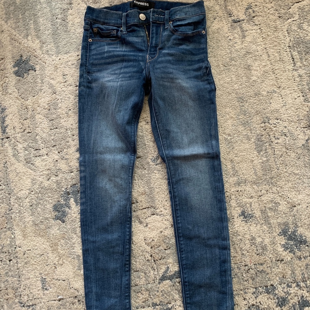 Mid rise jean legging